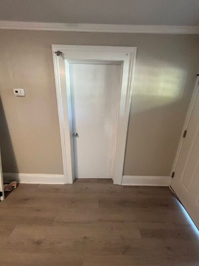 Bi-fold door replacement, Morganton duplex — after (exterior)