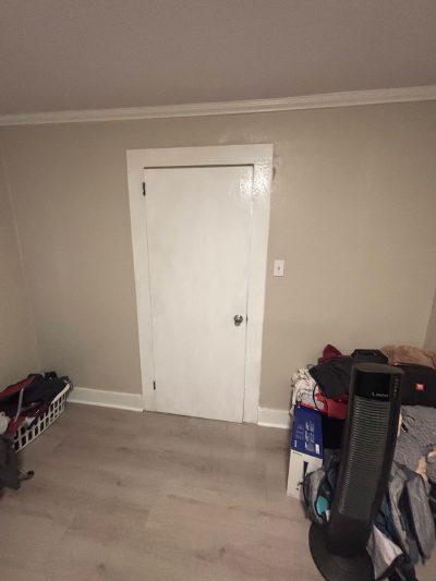 Bi-fold door replacement, Morganton duplex — after (interior)