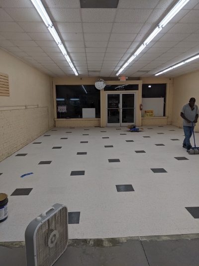 Tile installation