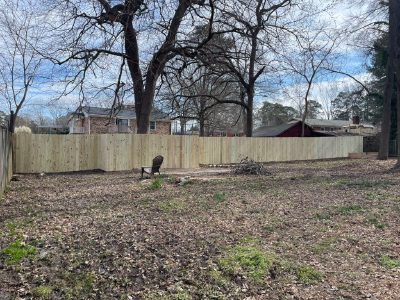 Exterior privacy fence