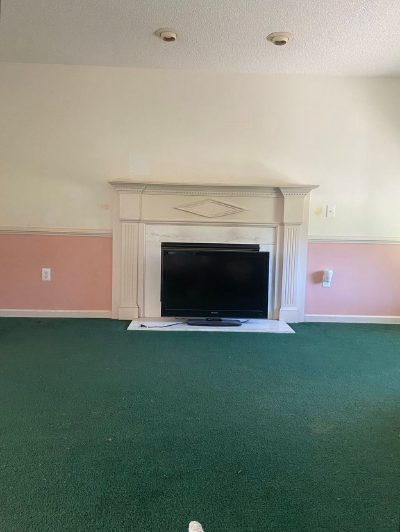 Fireplace renovation BEFORE