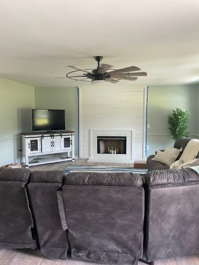 Fireplace renovation AFTER
